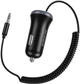 Bluetooth-ресивер Borofone BC64 Contento для автомобиля со встроенным кабелем AUX 3.5 мм USB Type-A USB Type-C Bluetooth 5.4 Black - изображение 4