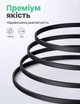 Патч-корд Ugreen NW134 Cat 8 U/FTP RJ45 40 Гбит/с 1 м плоский Черный (10980) - изображение 2