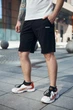 Зручні чоловічі чорні шорти Kukuruza Reebok для повсякденного носіння спорту тренувань та активного літнього відпочинку/S - зображення 2