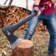 Сокира 1250 г, ручка з фібергласу INTERTOOL (HT-0264) - зображення 9