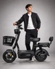 Електросамокат двомісний з сидінням 600Вт 20Ah EVOBIKE Nova PRO з корзинкою для 2 людей швидкість 35км/год для дорослого до 140 кг з великими 12 колесами - изображение 1