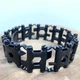 Браслет-мультитул RESTEQ Tread Metric Stainless 29 в 1, черная сталь - изображение 7