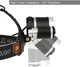 Тройной налобный фонарь на аккумуляторе LED Headlight, велофара - изображение 7