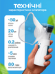 Портативный бесшумный небулайзер MESH Nebulizer "JSL-W302" с меш технологией, ультразвуковой мембранный ингалятор с функцией парового распылителя для дыхания и ингаляций при бронхите для взрослых и детей (Бело-синий / 5V / Аккумуляторный) - изображение 9