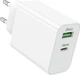 Сетевое зарядное устройство Borofone BA106A Stellar PD20W + QC3.0 Charger (EU) White - изображение 3