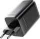 Сетевое зарядное устройство Acefast A111 PD67W GaN Charger (2*USB-C + USB-A) with retractable cable Black - изображение 3