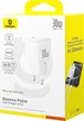 Сетевое зарядное устройство Baseus Palm Fast Charger 1C 30W EU Moon White - изображение 6