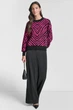 Светр DKNY 48(XL) Чорний-рожевий (155464) - зображення 3