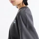 Женский черный свитшот New Balance Trackside French Terry Crew 38 (M) (WT62X7T4BLK) - изображение 5