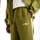 Мужские зеленые спортивные брюки New Balance Trackside Woven 52 (XL) (MB62A8LTGEE) - изображение 4
