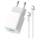 Зарядное устройство ColorWay C101A GaN Mini 20W PD PPS USB-C + USB-A QC4.0 + cable USB-C to USB-C black (CW-CHS062PDC-WT) - изображение 4