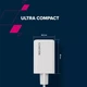 Зарядний пристрій Canyon CU65ACC GaN 65W 2xPD 1xQC EU White (CNS-CUW65ACC) - зображення 6