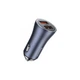 Зарядний пристрій Baseus 2xUSB QC3.0 + cable USB to USB-C 40W Golden Contactor Pro dark gray (TZCCJD-A0G) - зображення 2