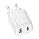 Зарядное устройство Grand-X Fast Charge 1xUSB-C PD20W + 1xUSB QC4.0 + AFC SCP FCP Black (CH-890) - изображение 2