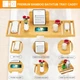 Поднос для ванны Banlilu Bathtub Tray Caddy из бамбука регулируемый размер - изображение 3