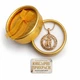 Кулон знак зодиака Дева в оправе "меандр" на цепочке Xuping Jewelry медзолото 18К + сувенирная коробочка (11311) - изображение 5