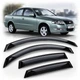 Дефлектори вікон для Nissan Almera classic (N17) 2006- / Аlmera II Sd (N16) 2000- 2006 Седан на скотчі (Acrylic) AMN10106 - изображение 1