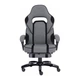 Крісло ігрове GT Racer X-2749-1 Gray/Black Suede (X-2749-1 Fabric Gray/Black Suede) - зображення 5