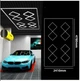 Стельова система освітлення LED для гаража та дітейлінгу 4780x2410 мм 480W 6500K геометричний дизайн - изображение 1