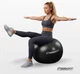 Мяч для гимнастики, фитнеса и баланса EasyFit BalanceBall 75 см Черный (56003826) - изображение 2