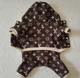Комбинезон для собак коричневый Louis Vuitton XXS - изображение 4
