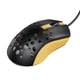 Проводная игровая мышь HOCO GM51 RGB, USB, 1.5 м, оптическая, бело-синяя Чорний-Жовтий - изображение 2