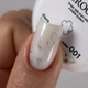 Гель для ногтей молочный Crooz Flora Touch Gel №1 с сухоцветами 15 мл - изображение 3