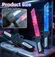 Световой меч, Джедайский меч, с LED подсветкой , двойная конструкция с противоположными выдвижными лезвиями,35 см - изображение 4