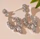 Акцентні вечірні жіночі сережки jewelry Сріблясті - зображення 4