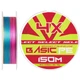 Шнур Select Basic PE 150m (разноцветный) #0.5/0.08mm 8lb/4kg - изображение 1