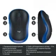Комп'ютерна миша Logitech M185 бездротова оптична 1000 dpi USB синьо-чорна (910-002236) - зображення 4