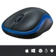Комп'ютерна миша Logitech M185 бездротова оптична 1000 dpi USB синьо-чорна (910-002236) - зображення 5