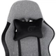 Геймерське крісло GT Racer X-2324 Fabric Gray/Black Suede - зображення 5
