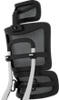 Офісне ергономічне крісло GT Racer X-801A Dark Gray (W10-1) - зображення 5