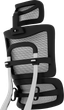 Офісне ергономічне крісло GT Racer X-801A Light Gray (W17-1) - зображення 6