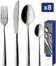 Набор столовых приборов Villeroy & Boch Piemont 32 предмета на 8 персон нержавеющая сталь 18/10 1262649003-8 - изображение 2