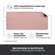 Килимок для мишки Logitech Desk Mat Studio Series Darker Rose (956-000053) - зображення 4