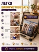 Вакуумні пакети для одягу та речей набір вакуумних пакетів 12 шт мішки для зберігання прозорі компресійні герметичні багаторазові з автоматичним клапаном для переїзду подорожей валіз - изображение 5
