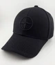 Чоловіча Бейсболка Фулка STONE ISLAND Чорна Коттон (Закрита на Гумці) розмір S (55-56 см) - зображення 3