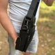 Деловая мужская барсетка премиум класса из натуральной кожи Tiding Bag деловая сумка, мессенджер 25 x 20 x 6 см Чёрная (40104ч) - изображение 7