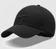 Мужская Бейсболка NIKE Фулка Стретчевая Черная, Закрытая Кепка на Резинке (Котон) размер S (55-56 см) - изображение 3