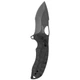 Ніж складаний SOG Kiku LTE XR Lock, лезо Plain Black TiNi CTS-XHP, руківя Black Micarta, Тайвань, 12-27-04-57 - изображение 5