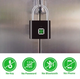Умный навесной замок с отпечатком пальца, сенсорный биометрический замок, USB-зарядка, до 10 отпечатков, для сумки, шкафчика и чемодана (203) - изображение 6