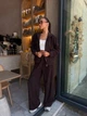 Жіночий вельветовий костюм двійка (кофта+штани) Uaclothes 46-48 Коричневий (like39259-196961350) - зображення 3