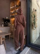 Жіночий вельветовий костюм двійка (кофта+штани) Uaclothes 50-52 Капучино (like39257-196941358) - зображення 3