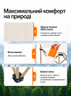 Розкладний туристичний стілець для кемпінгу 42×41×72 см, складне крісло з металевим каркасом та кишенею - изображение 4