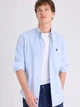 Рубашка хлопковая мужская U.S. Polo Assn 115705-YC00A(Light Blue) M Светло-голубая (786660260489) - изображение 4