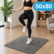 Килимок для скакалки 50×80 см — спортивний килимок для домашніх тренувань, темно-сірий KT9000281 - зображення 1