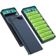 Корпус коробка Power Bank Case DIY Type-C та Micro-USB 2 Led фонарика чохол для батарей 8x18650 - зображення 1