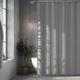 Шторка для ванної кімнати Spazio French Grey 240х200 із 16-ма кільцями - зображення 3